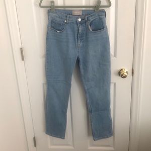 Everlane high rise ankle jean